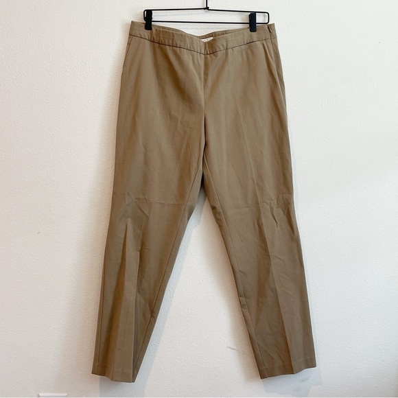 J. Jill Women Pants‎ Precision Stretch khaki Sz 14 Business Casual Office wear - Picture 2 of 10